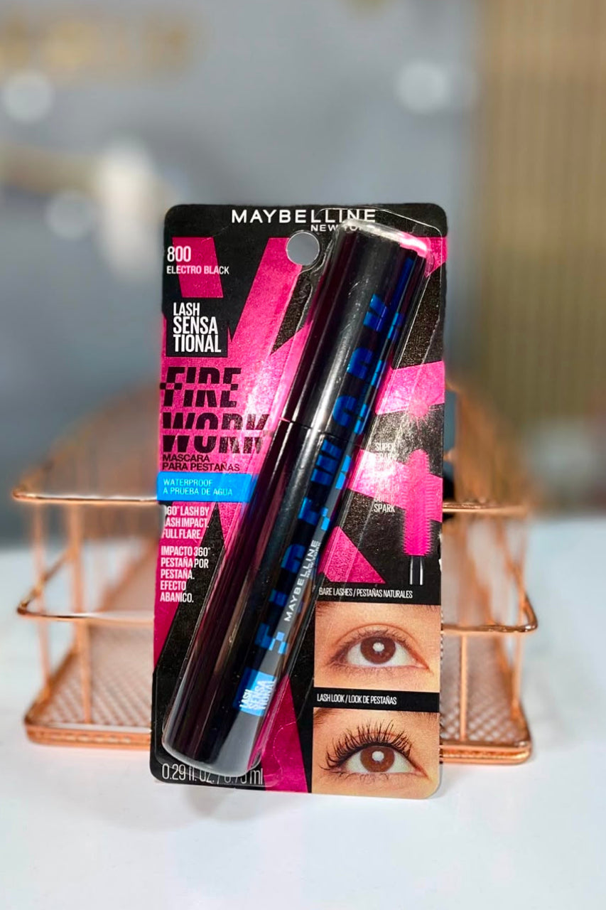 PESTAÑINA FIRE WORK ELECTRO BLACK MAYBELLINE