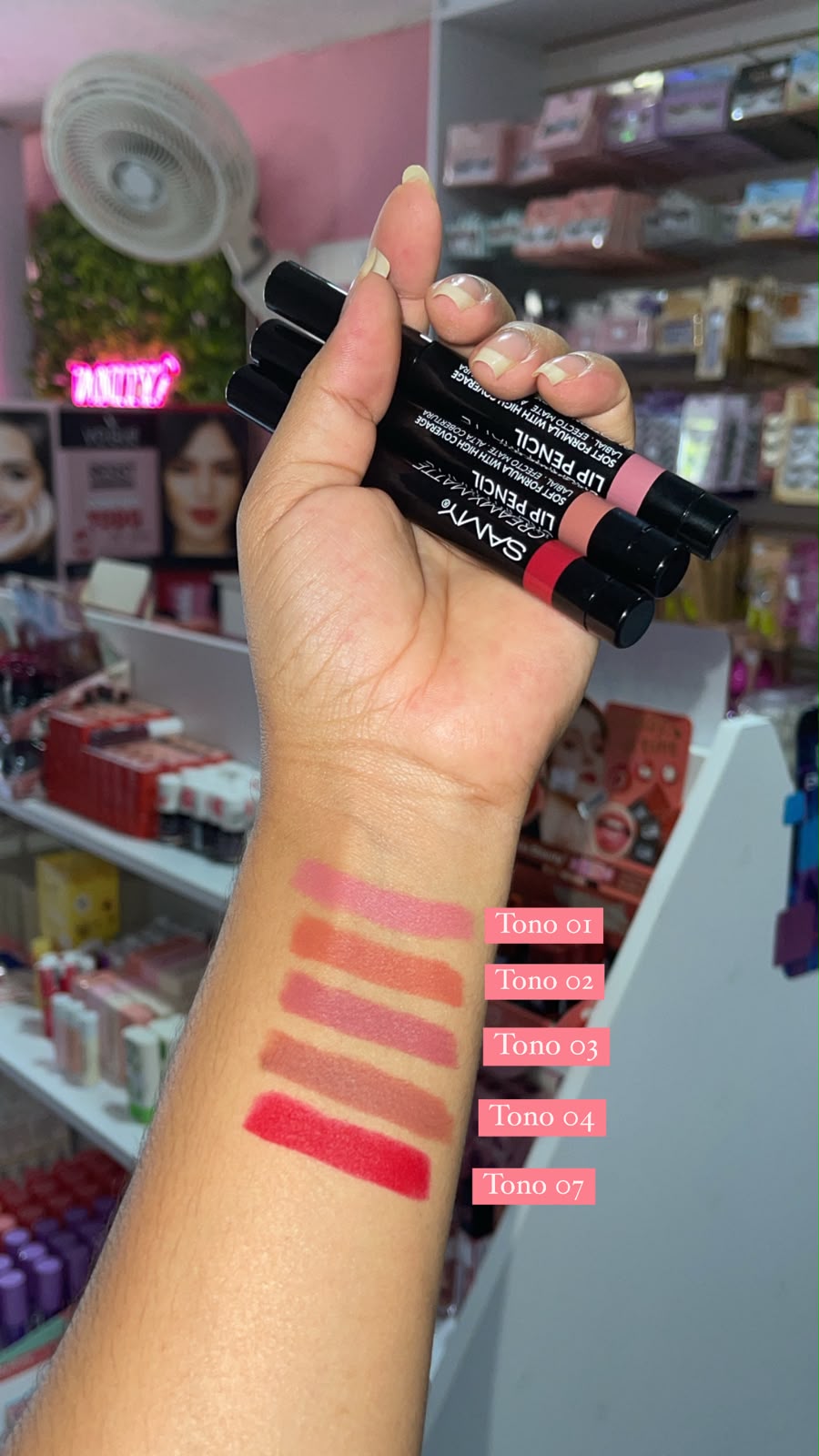 LABIAL EN BARRA MATTE SAMY