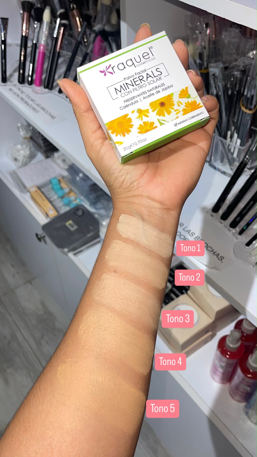 POLVO COMPACTO MINERAL RAQUEL