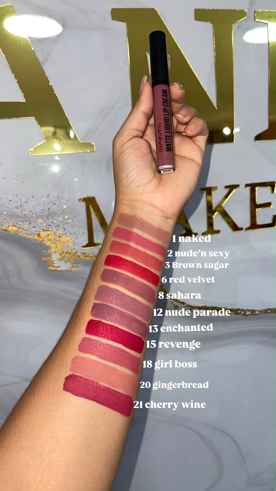 LABIAL LIQUIDO MATTE SAMY