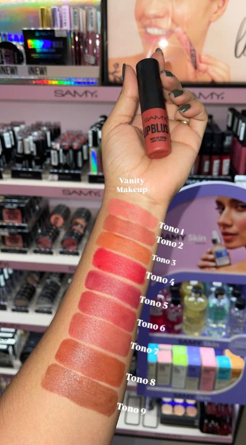 TINTA PARA LABIOS EN CREMA SAMY