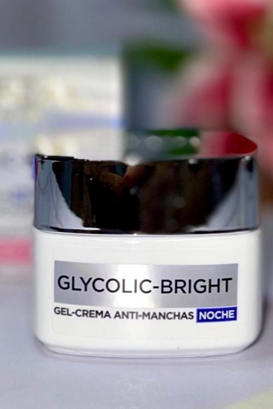 CREMA ANTIMANCHAS GLYCOLIC LOREAL PARA LA NOCHE
