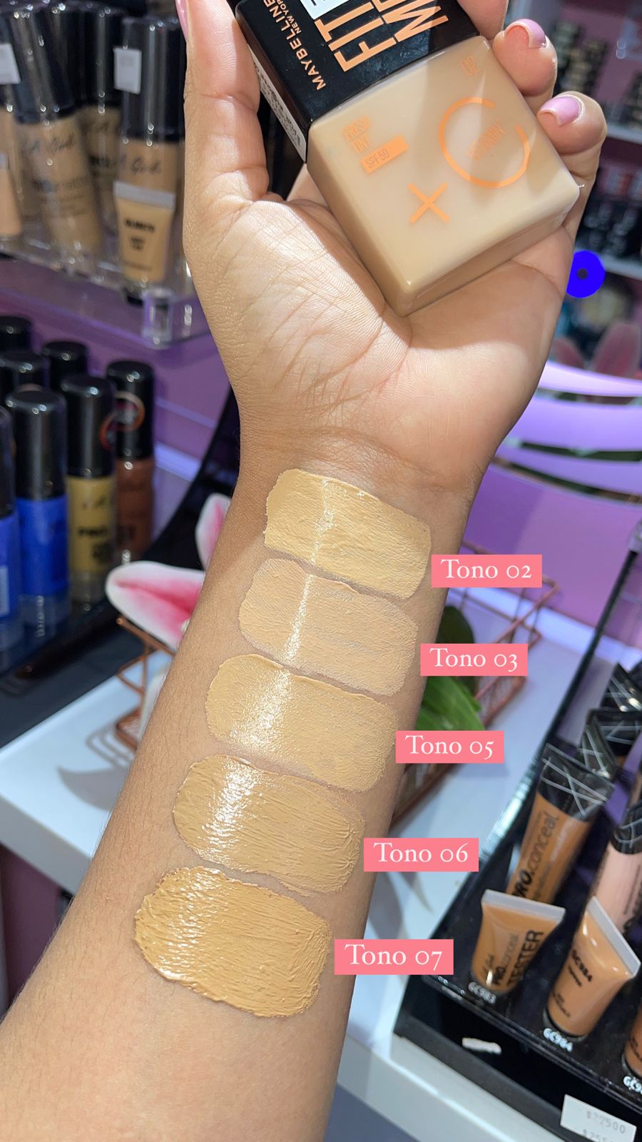 BASE TINTA FIT ME MAYBELLINE
