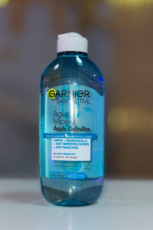 AGUA MICELAR GARNIER ACIDO SALICILICO 400 ML