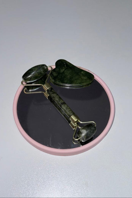 RODILLO DE JADE + GUA SHA