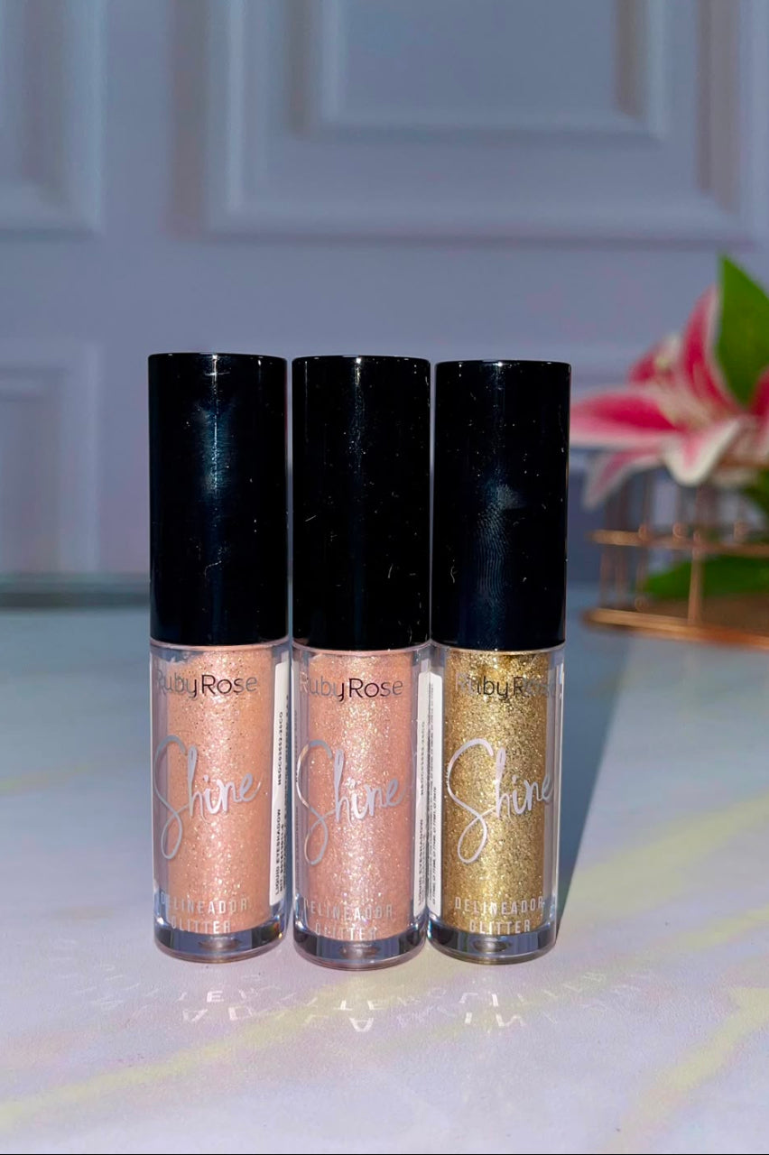 DELINEADOR GLITTER RUBY ROSE