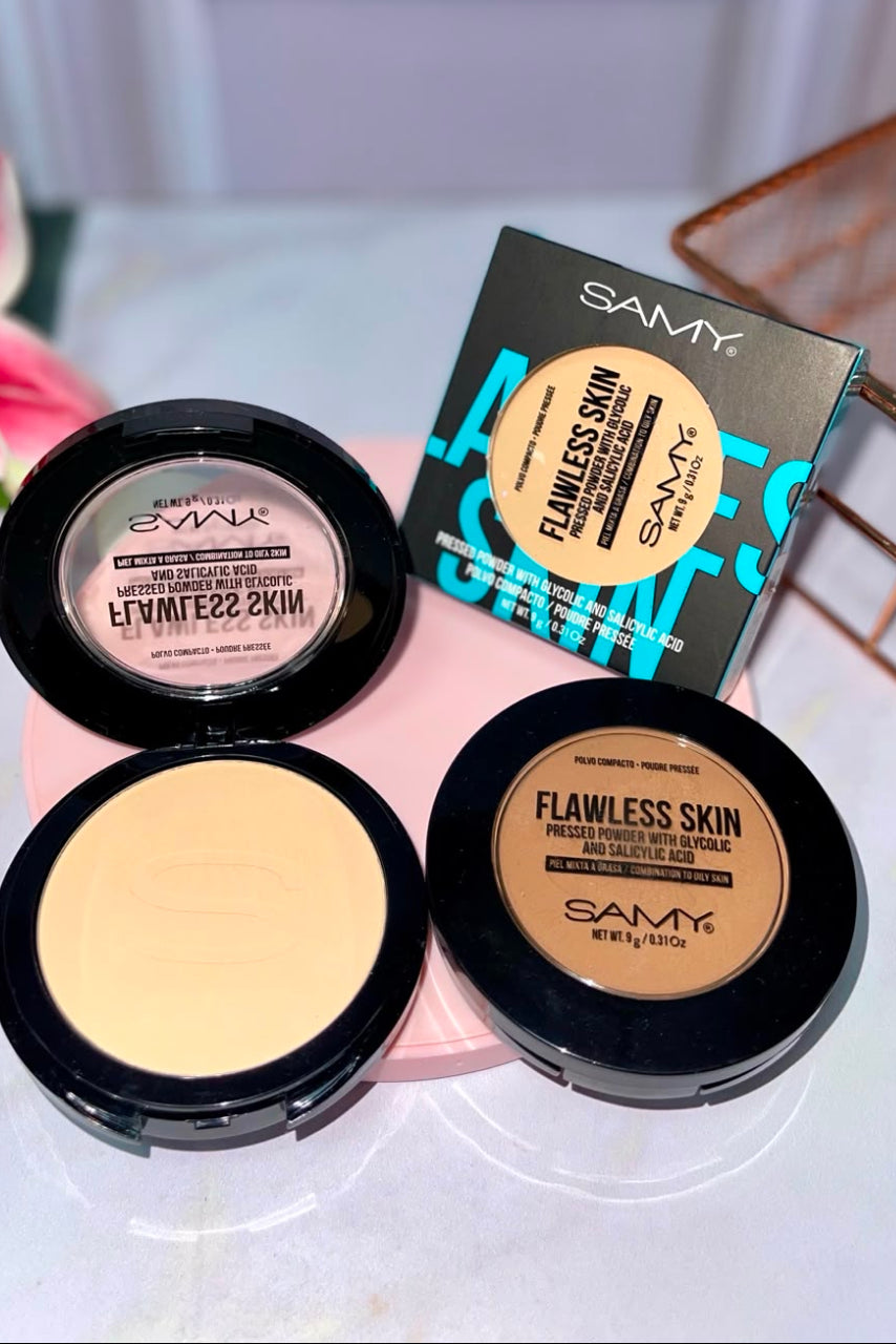 POLVO COMPACTO PARA PIEL GRASA SAMY