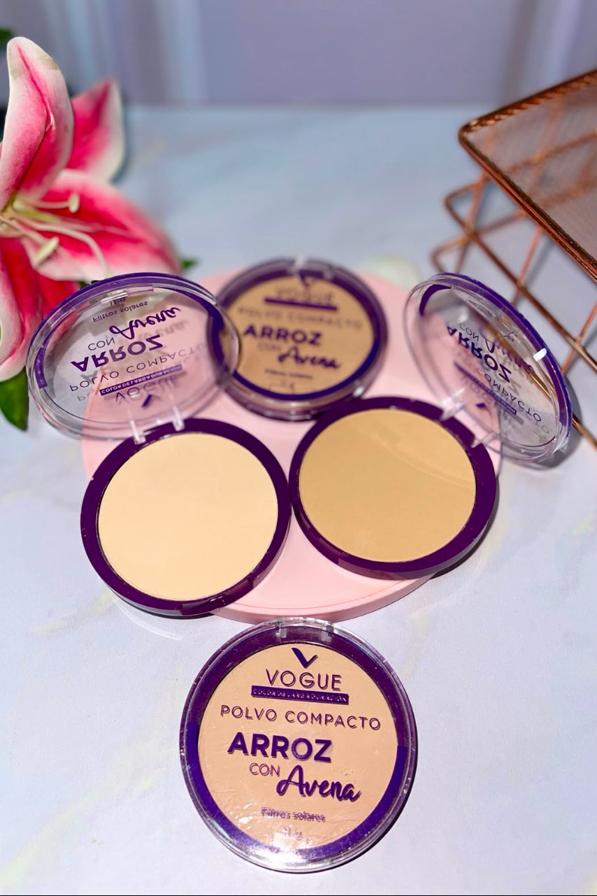 POLVO COMPACTO ARROZ VOGUE