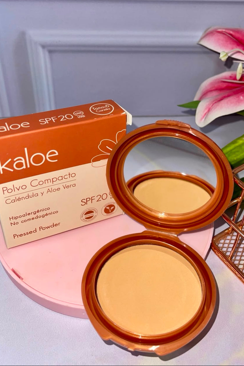 POLVO COMPACTO CALENDULA KALOE