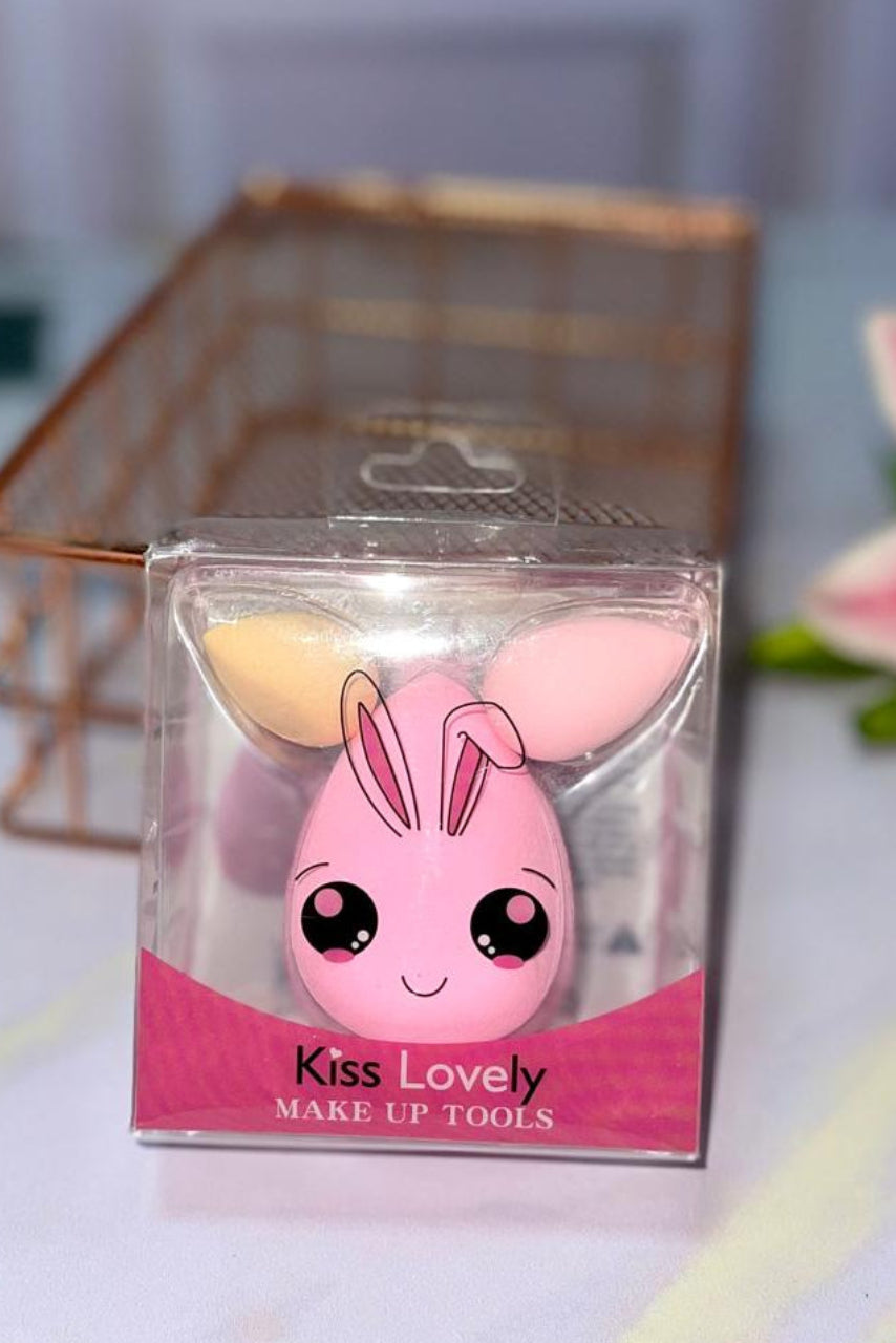 KIT DE ESPONJAS X3 KISS LOVELY