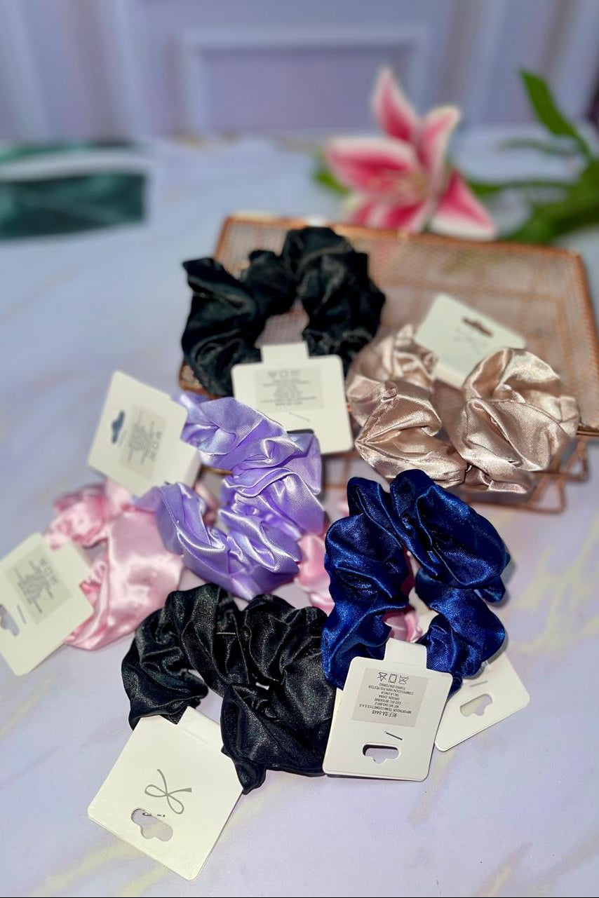SCRUNCHIES DE SATIN PEQUEÑAS