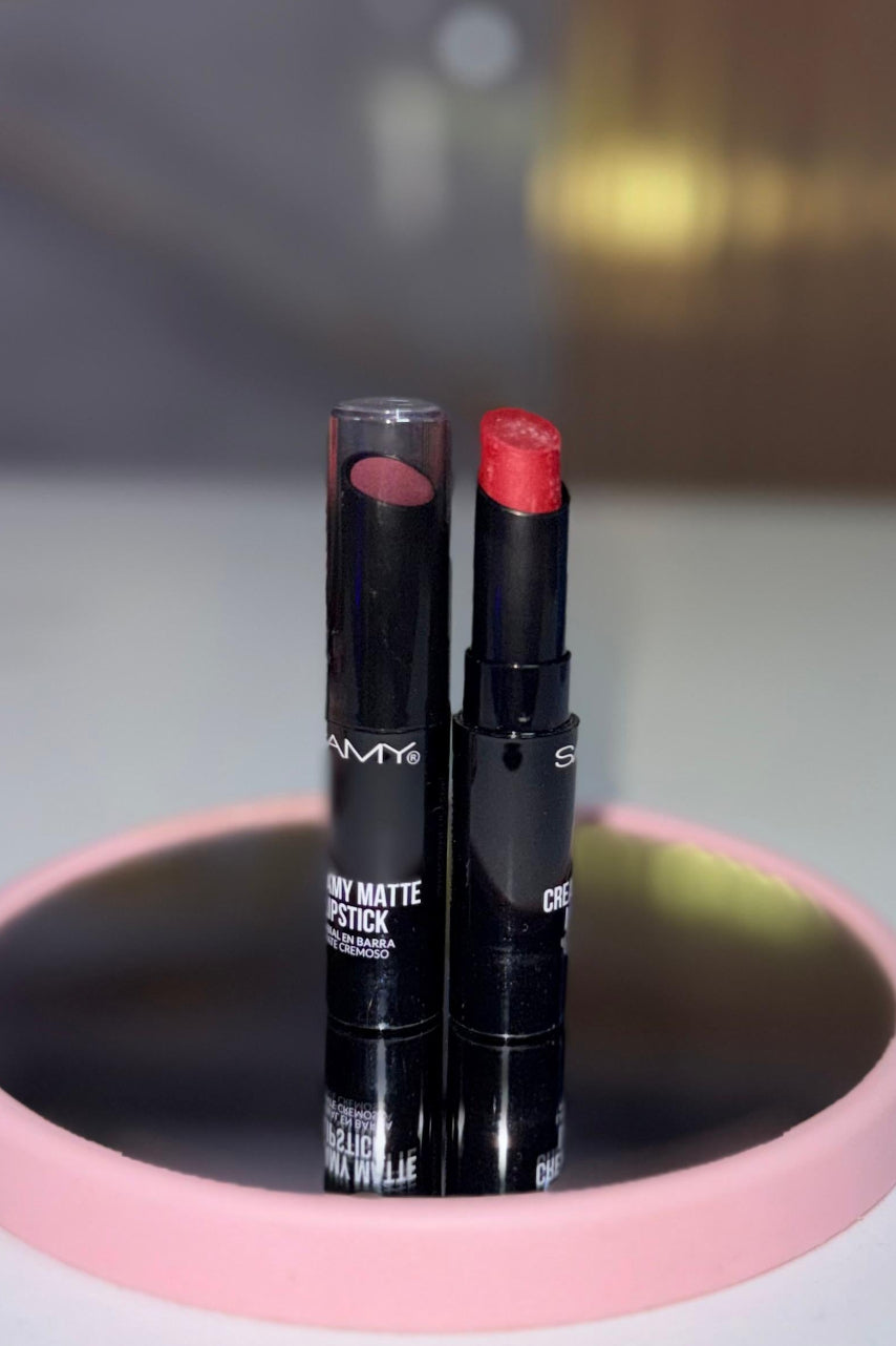 LABIAL EN BARRA MATTE CREMOSO SAMY