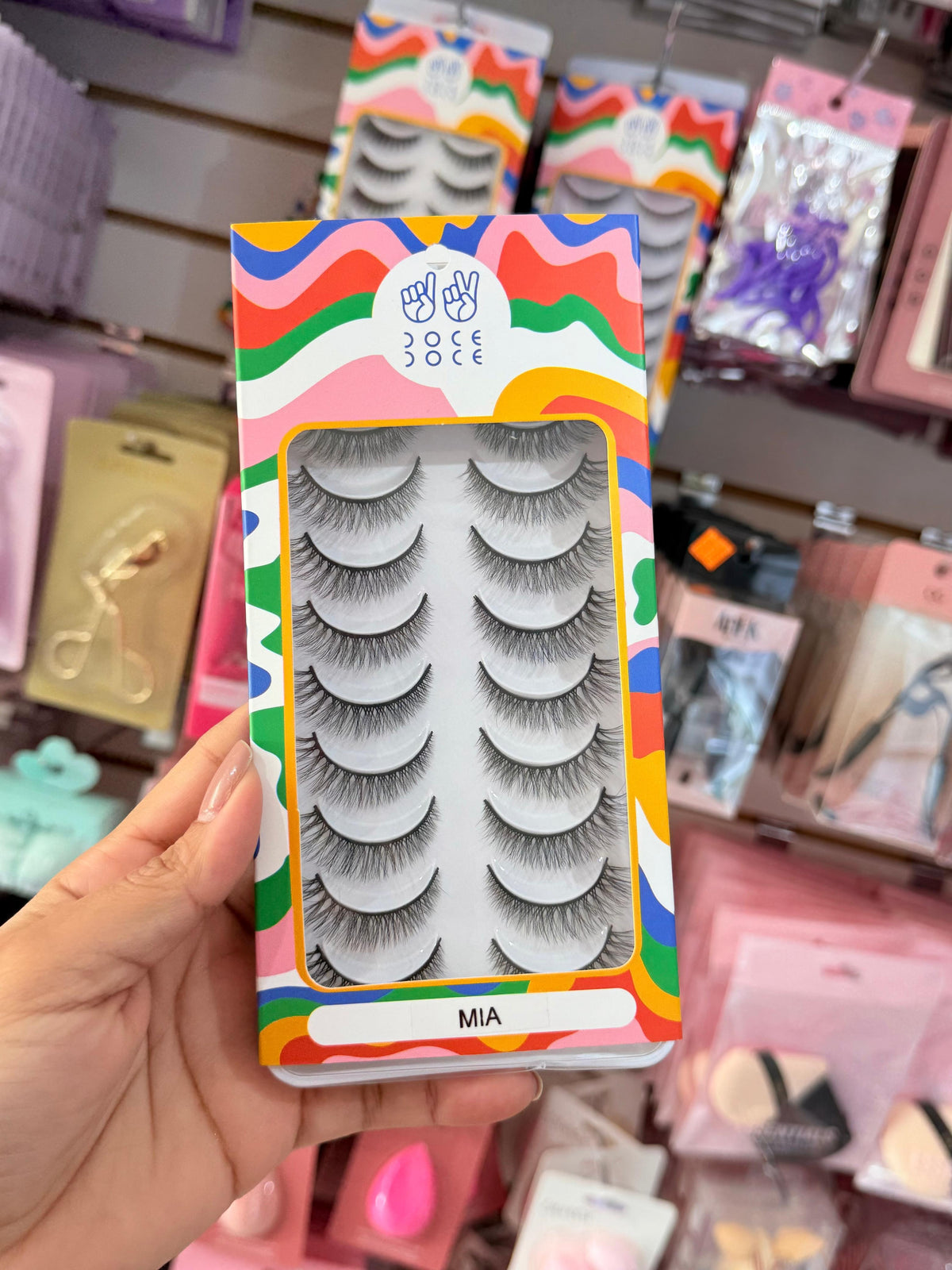 SET DE PESTAÑAS DOCE DOCE X 10 PARES